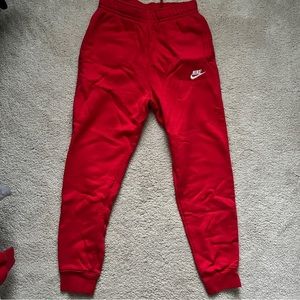 Nike Red Mens Small Sweatpants